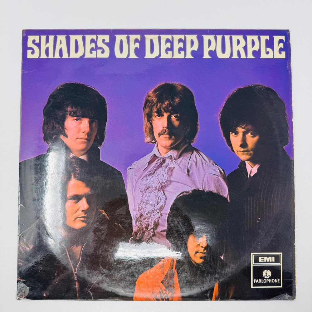 Deep Purple Shades Of Deep Purple Vinyl LP Parlophone PCS 7055‎ Stereo UK 1968
